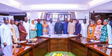 Tinubu Support Group Meets Honourable Minister of Agriculture and Food Security, Senator Abubakar Kyari, CON